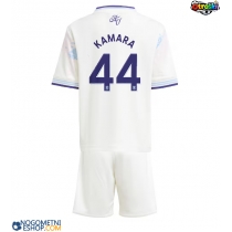 Otroški Nogometni dresi Aston Villa Boubacar Kamara #44 Tretji 2025-26 Kratek Rokav (+ Kratke hlače)